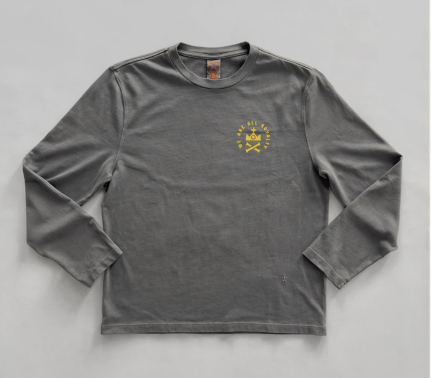 TACHO We Are All Royalty LS Anthracite/Yellow