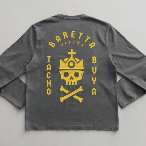 TACHO We Are All Royalty LS Anthracite/Yellow