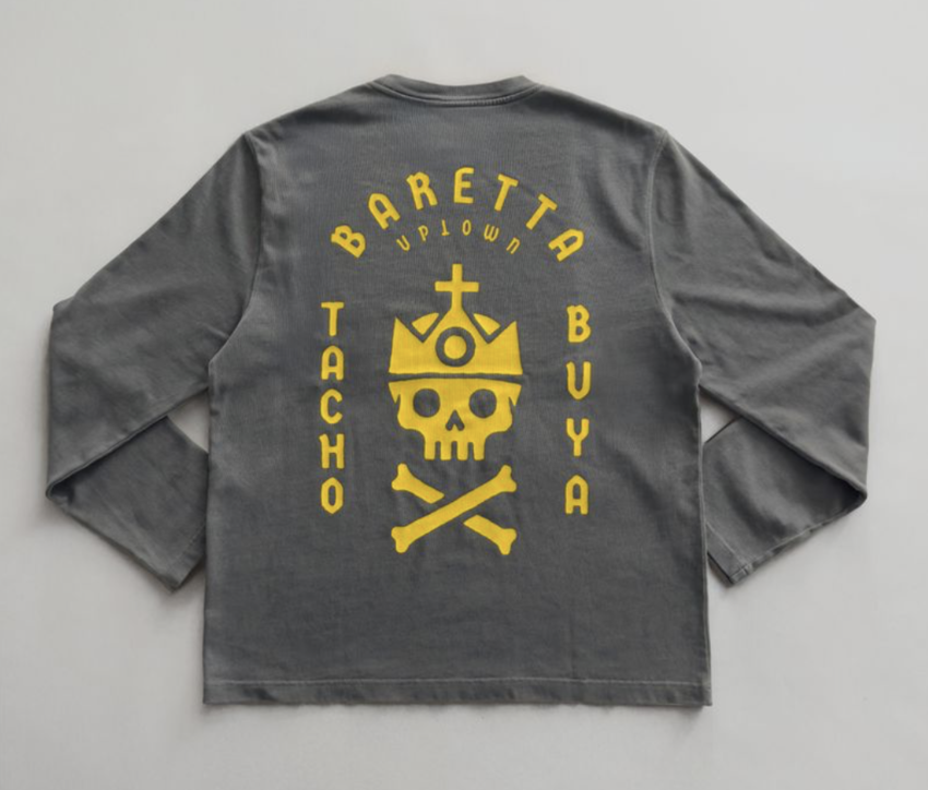 TACHO We Are All Royalty LS Anthracite/Yellow