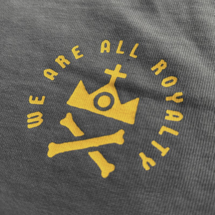 TACHO We Are All Royalty LS Anthracite/Yellow