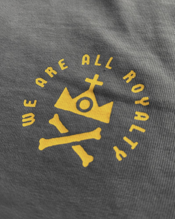 TACHO We Are All Royalty LS Anthracite/Yellow