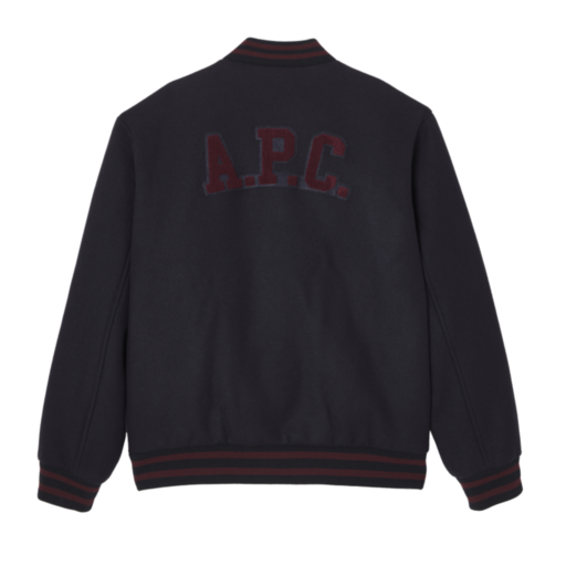 A.P.C. Paris Micky Varsity Jacket Dark Navy