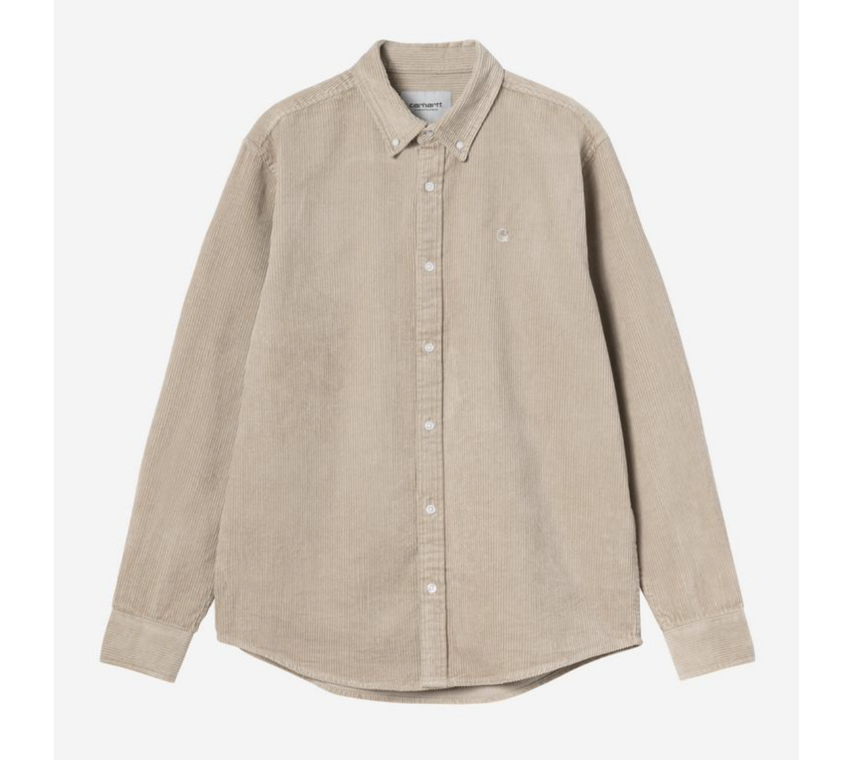 Carhartt WIP L/S Madison Cord Shirt Wall/Wall