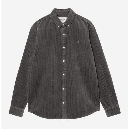 Carhartt WIP L/S Madison Cord Shirt Graphite/Graphite