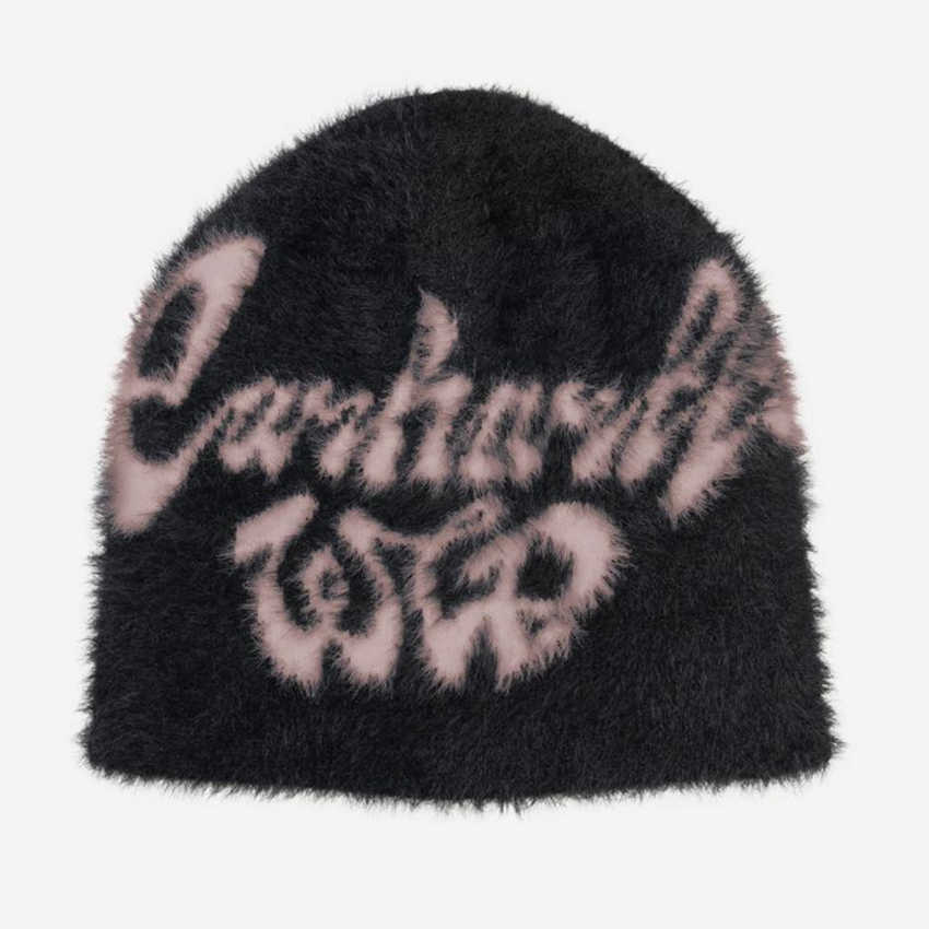 Tenue. Chedda Beanie Black/Glassy Pink