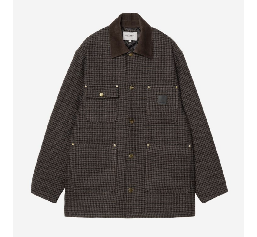 Carhartt WIP Lowis Chore Coat Lowis Houndstooth/Vitola Heather