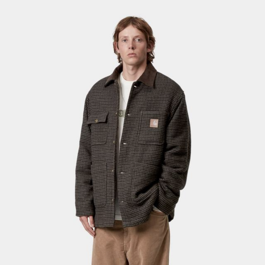 Carhartt WIP Lowis Chore Coat Lowis Houndstooth/Vitola Heather