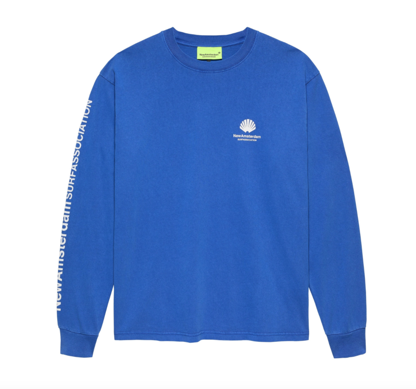 New Amsterdam Surf Association  Target Longsleeve Cobalt