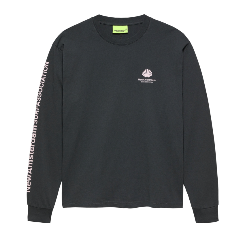 New Amsterdam Surf Association  Target Longsleeve Anthracite