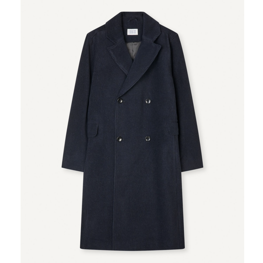 Libertine Libertine Transition 3645 Coat Dark Navy Stripe