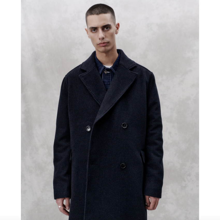 Libertine Libertine Transition 3645 Coat Dark Navy Stripe