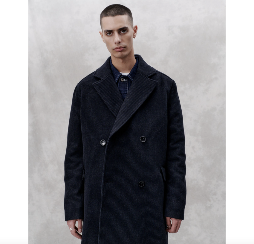 Libertine Libertine Transition 3645 Coat Dark Navy Stripe