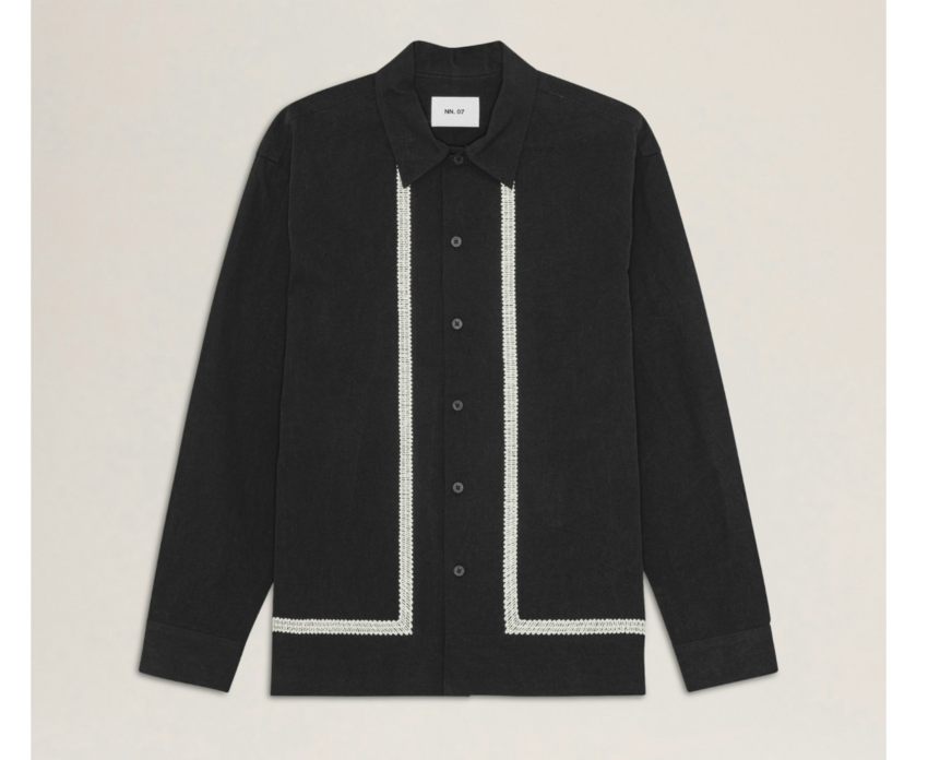 NN07 Reed Overshirt 50032 Black