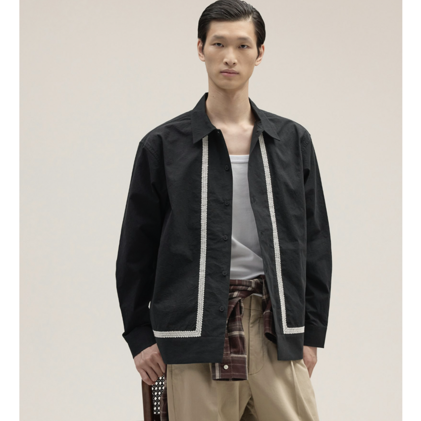 NN.07 Reed 50032 Overshirt Black