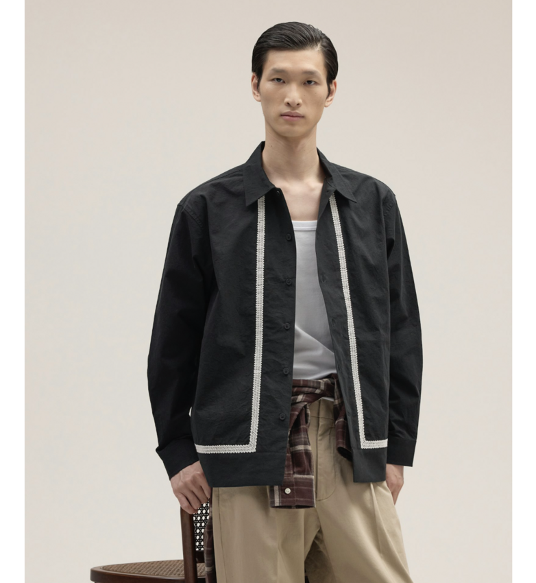 NN.07 Reed 50032 Overshirt Black