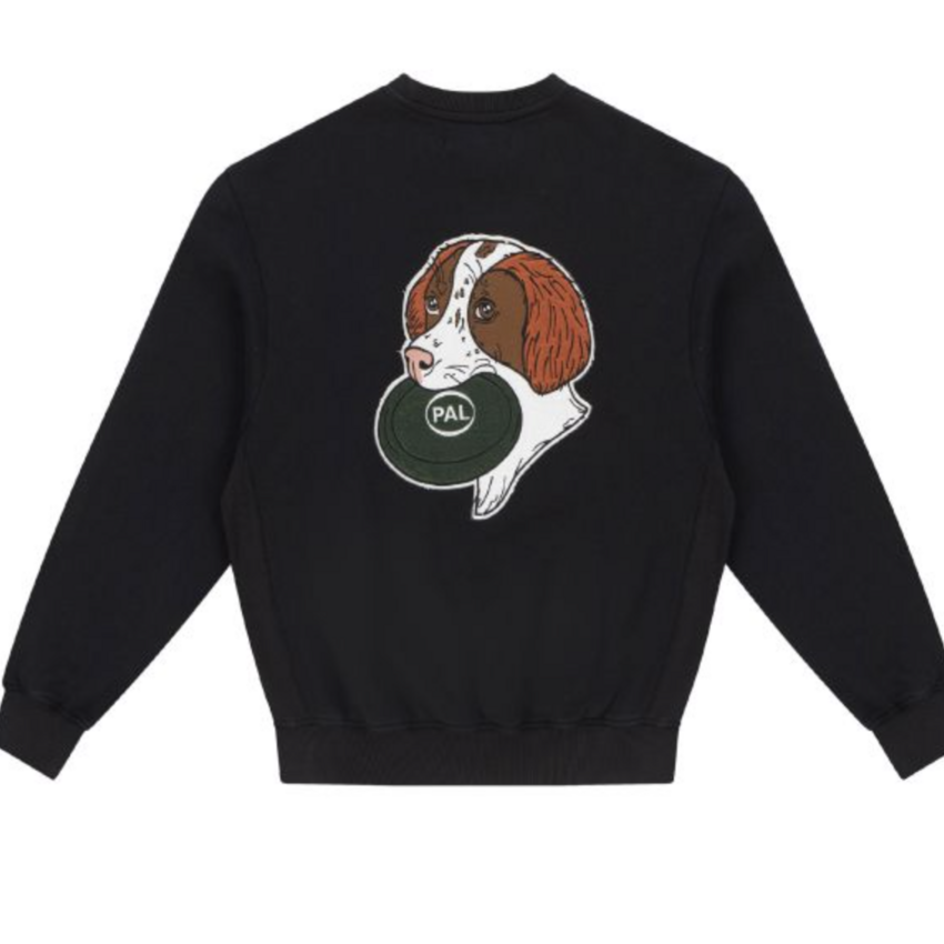 PAL Sporting Goods Frisbee The Dog Crewneck Caviar