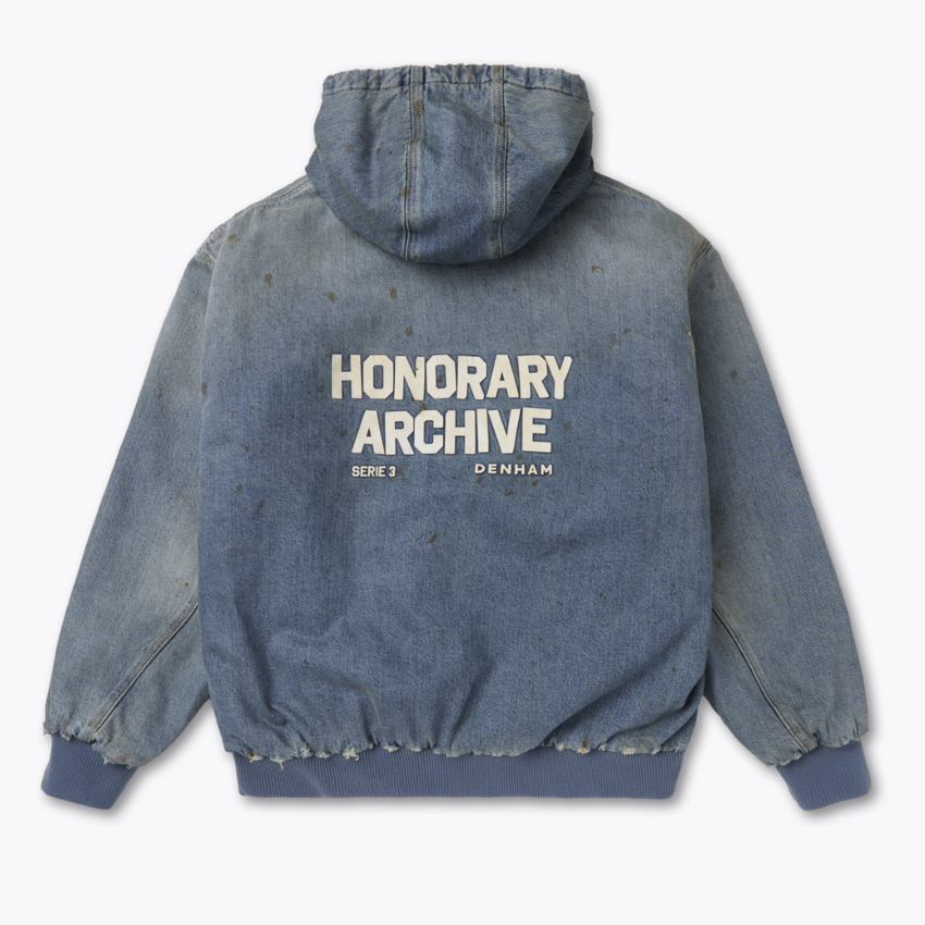 Honorary Archive by Denham S03 Bomber Light Blue