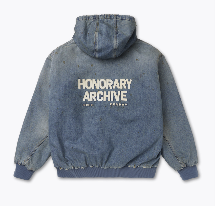 Honorary Archive by Denham S03 Bomber Light Blue