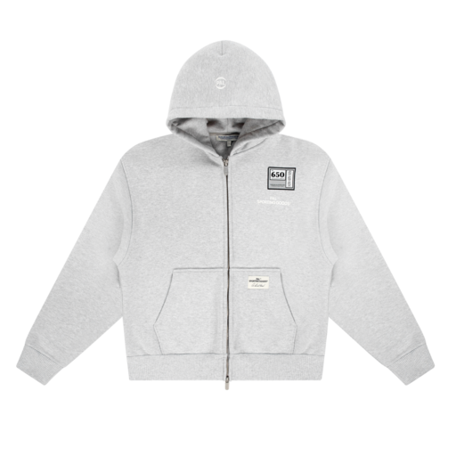 PAL Sporting Goods The Cyr Full Zip Hoodie Light Gray Marl
