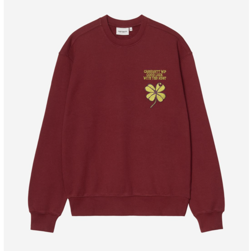 Carhartt WIP Clover Sweatshirt Marsala