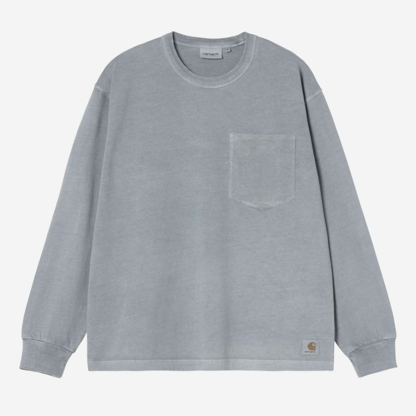 Carhartt WIP L/S Torion Pocket T-Shirt Blue Grind Wash