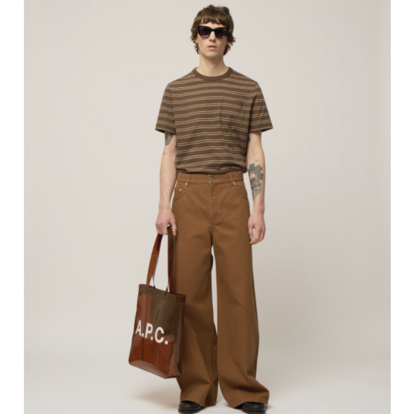 A.P.C. Paris Lou Tote Dark Brown