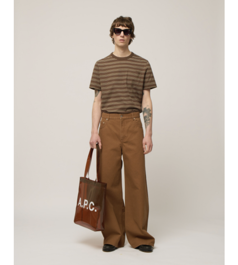 A.P.C. Paris Lou Tote Dark Brown