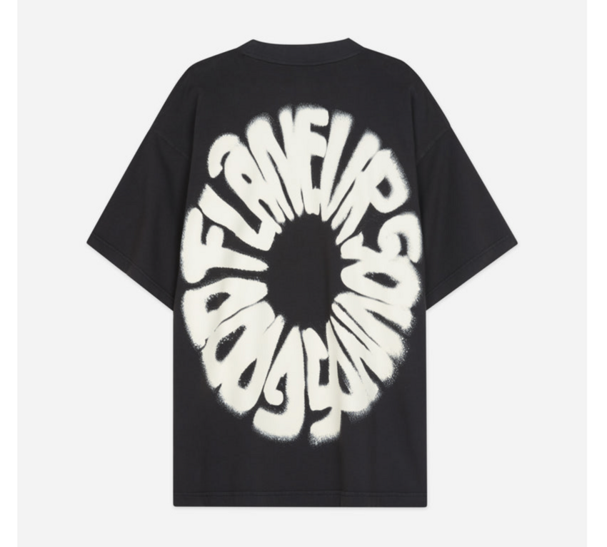 Flaneur Homme Sounds Good T-Shirt Washed Black
