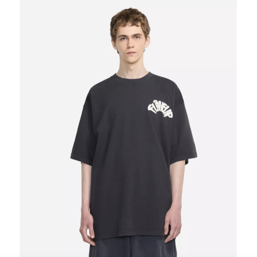 Flaneur Homme Sounds Good T-Shirt Washed Black