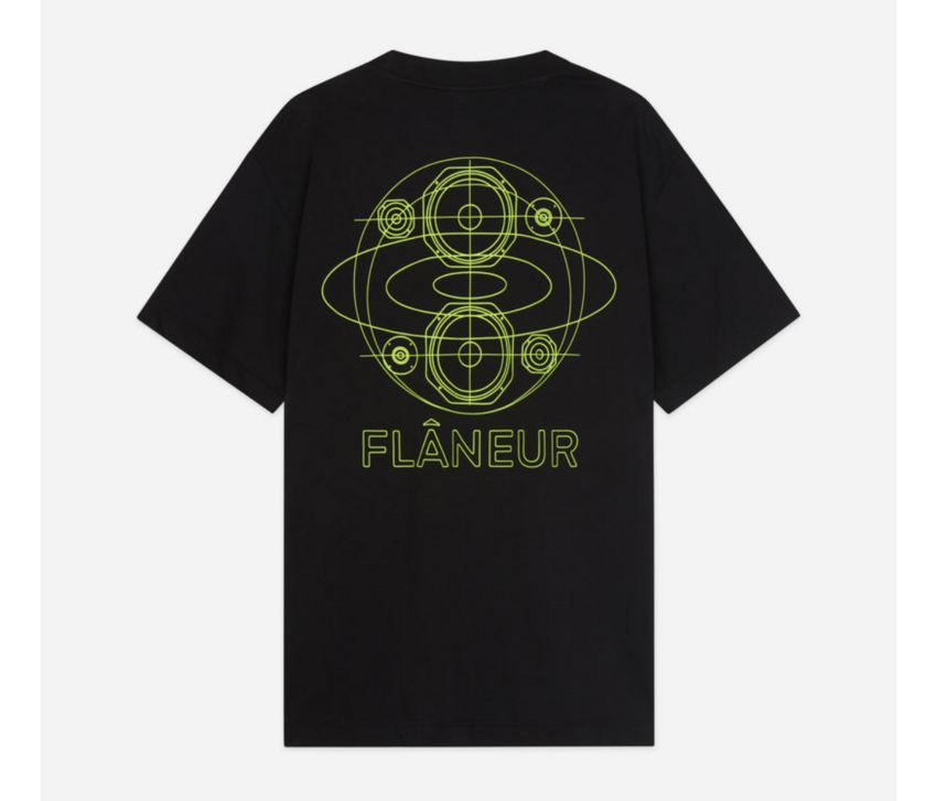 Flaneur Homme Speaker T-Shirt Black