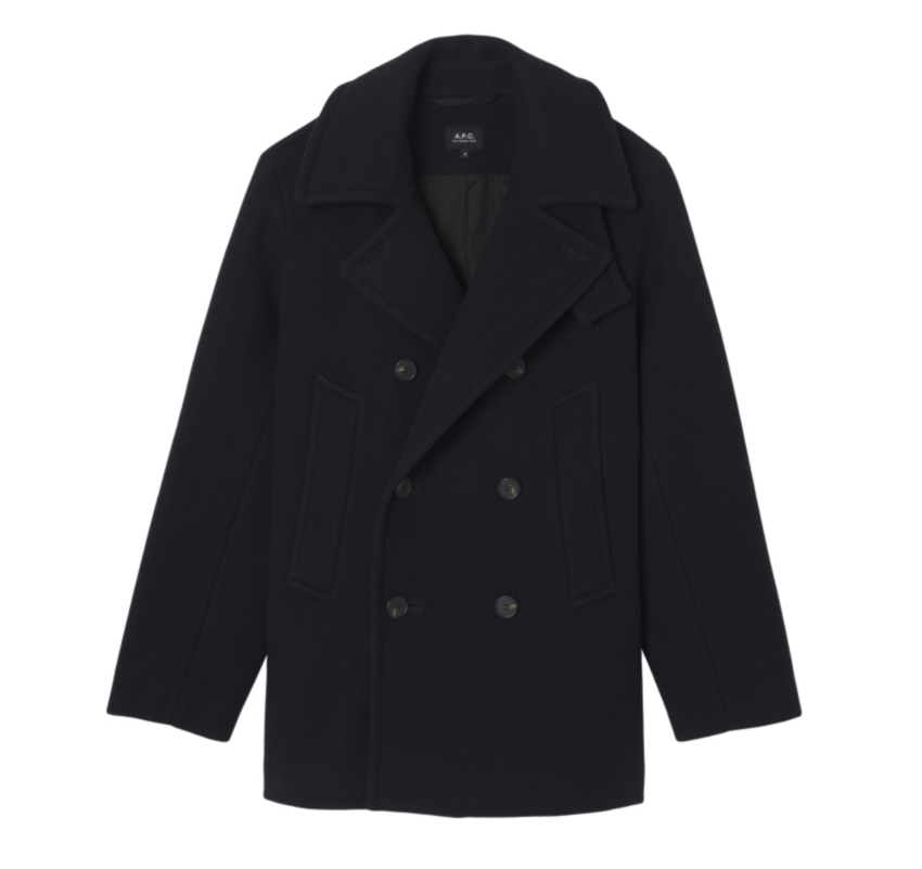 A.P.C. Paris Caban Andy Dark Navy