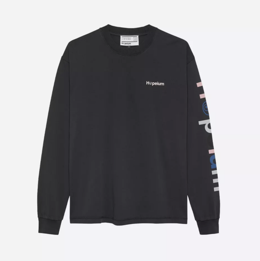 Hopeium Protect Your Peace Tee L/S Black