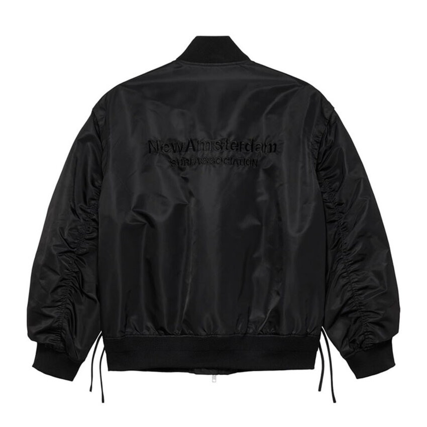 New Amsterdam Surf Association  Bomber Jacket Black