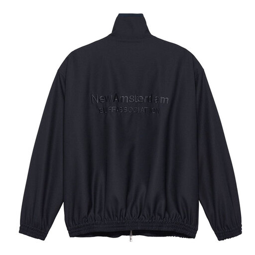 New Amsterdam Surf Association  Wool Track Jacket Midnight