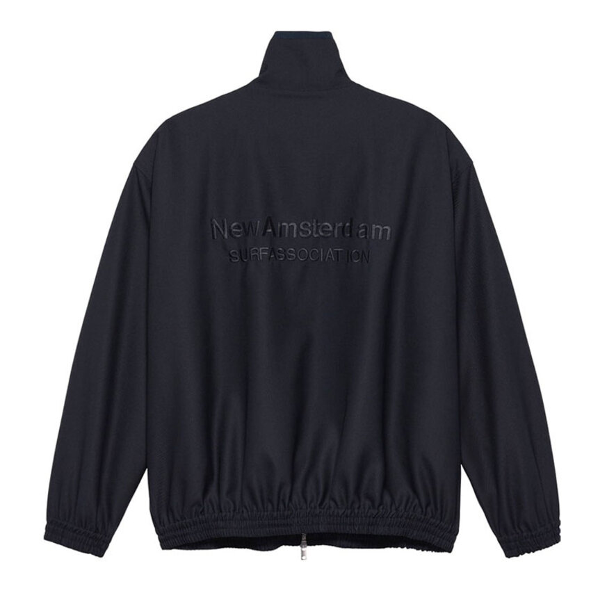 New Amsterdam Surf Association  Wool Track Jacket Midnight