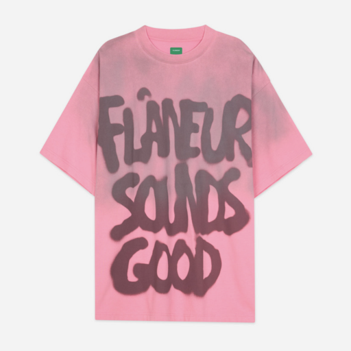 Flaneur Homme Sounds Good Spray T-Shirt Pink
