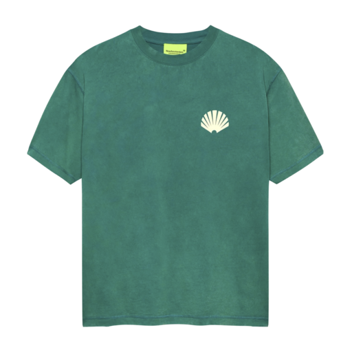 New Amsterdam Surf Association  Logo Tee Sea Green/Butter Yellow