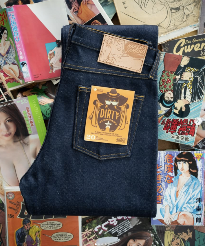 Naked & Famous Denim Weird Guy Dirty Elephant 14