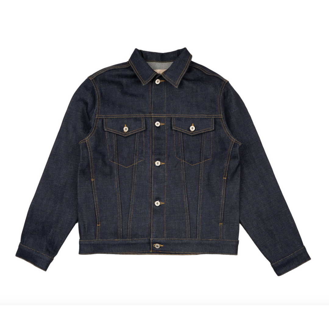 Naked & Famous Denim Denim Jacket Dirty Elephant 14