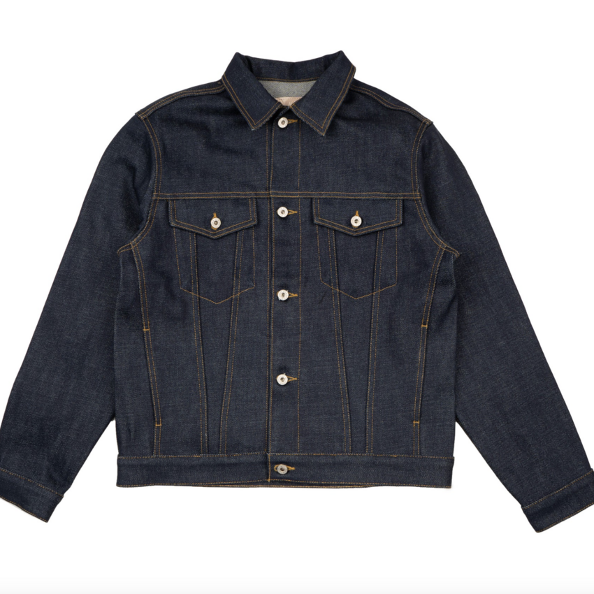 Naked & Famous Denim Denim Jacket Dirty Elephant 14