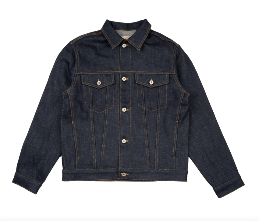Naked & Famous Denim Denim Jacket Dirty Elephant 14