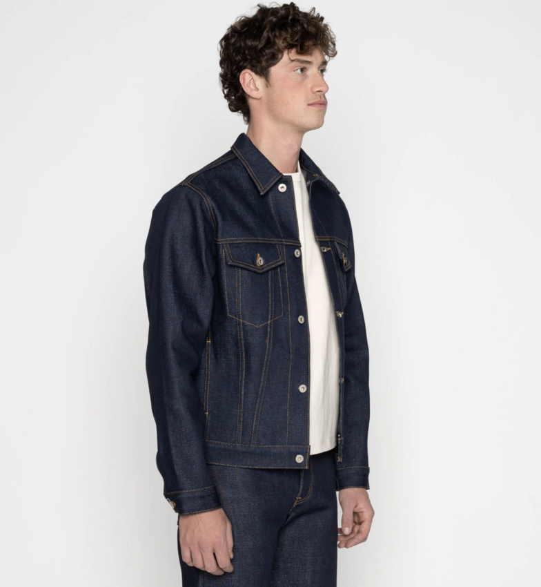 Naked & Famous Denim Denim Jacket Dirty Elephant 14