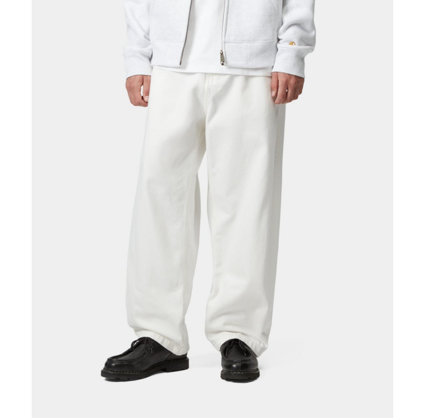 Carhartt WIP Brandon Pant White Rinsed