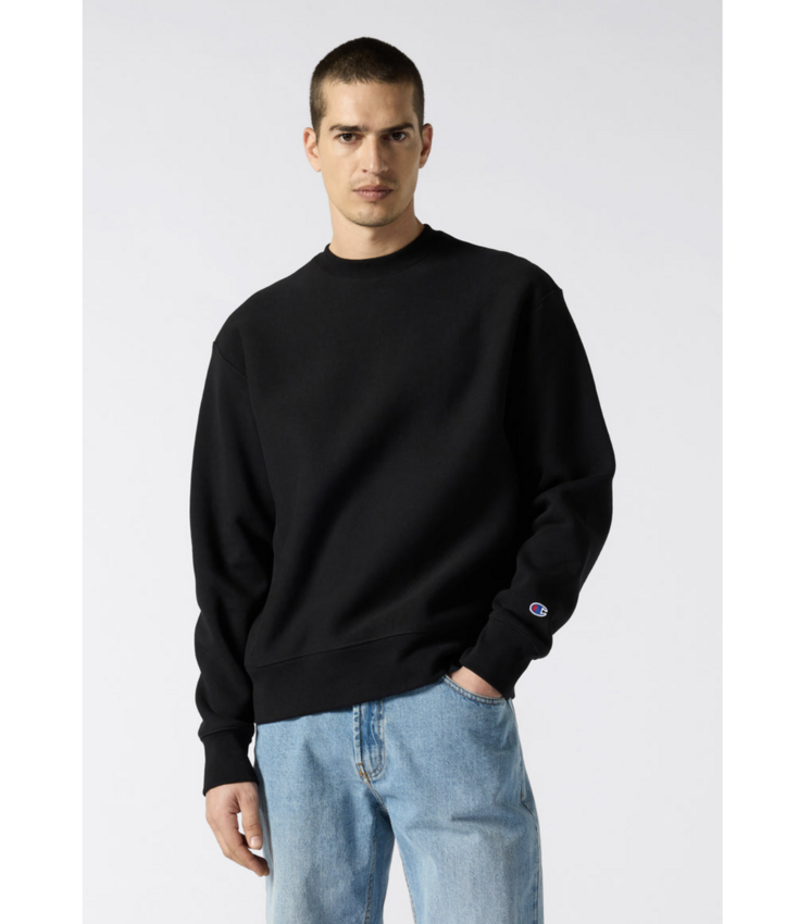 Champion Reverse Weave Lightweight Reverse Weave Crewneck Sweatshirt Black