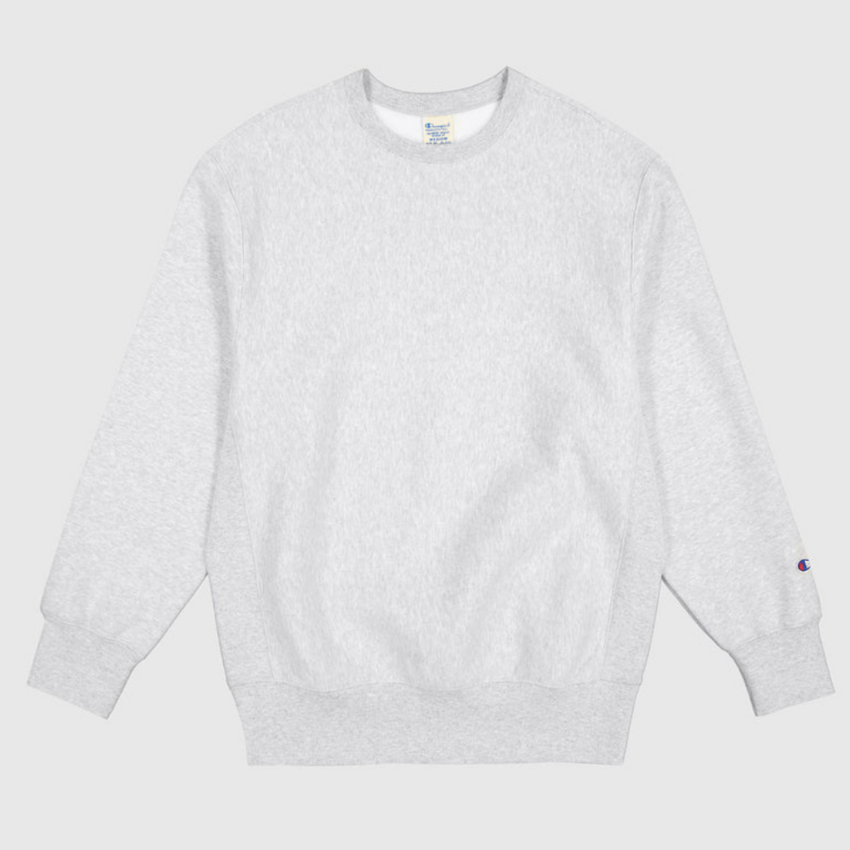 Champion Reverse Weave Lightweight Reverse Weave Crewneck Sweatshirt Light Grey