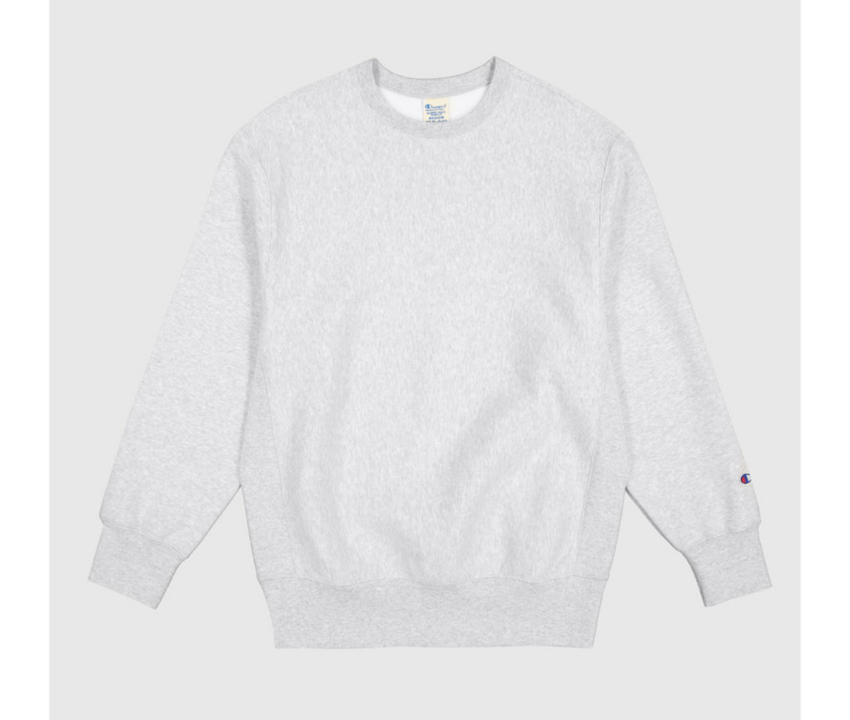 Champion Reverse Weave Lightweight Reverse Weave Crewneck Sweatshirt Light Grey