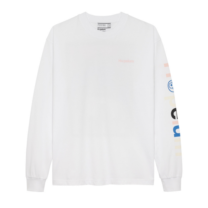 Hopeium Protect Your Peace Tee L/S White