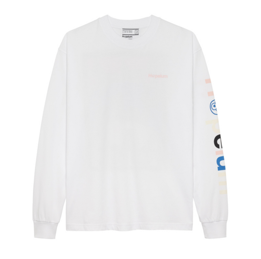 Hopeium Protect Your Peace Tee L/S White