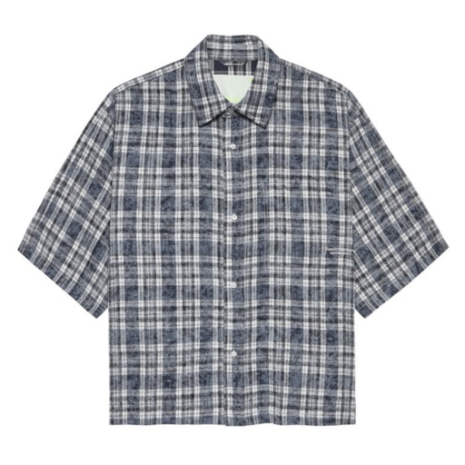 New Amsterdam Surf Association  Wijk Shirt Short Sleeves Bleached Check