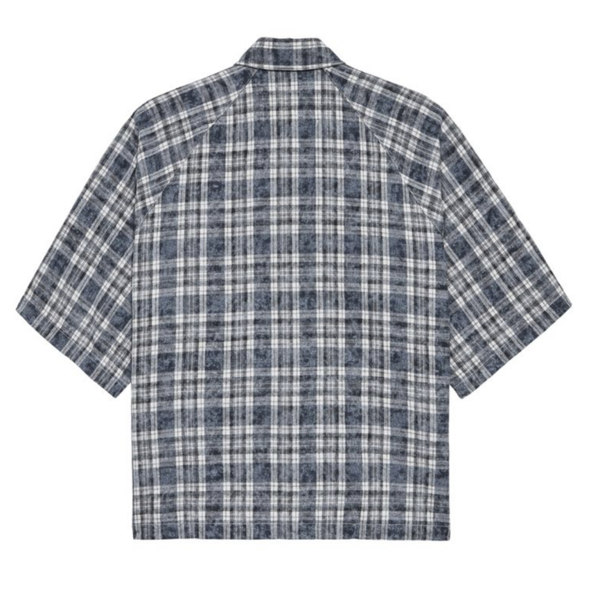 New Amsterdam Surf Association  Wijk Shirt Short Sleeves Bleached Check